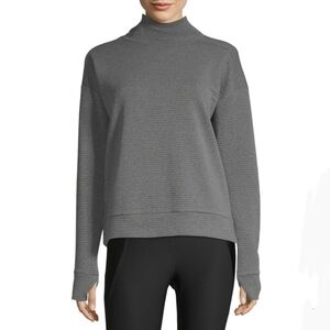Xersion Womens Mock Neck Long Sleeve Sweatshirt